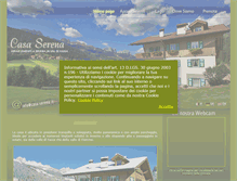 Tablet Screenshot of casa-serena.it